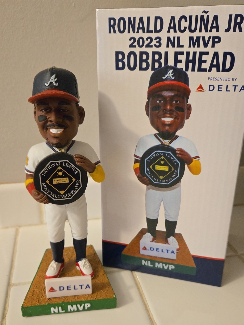 BRAND NEW 2023 - Ronald Acuna Jr NL MVP Bobblehead - Atlanta Braves